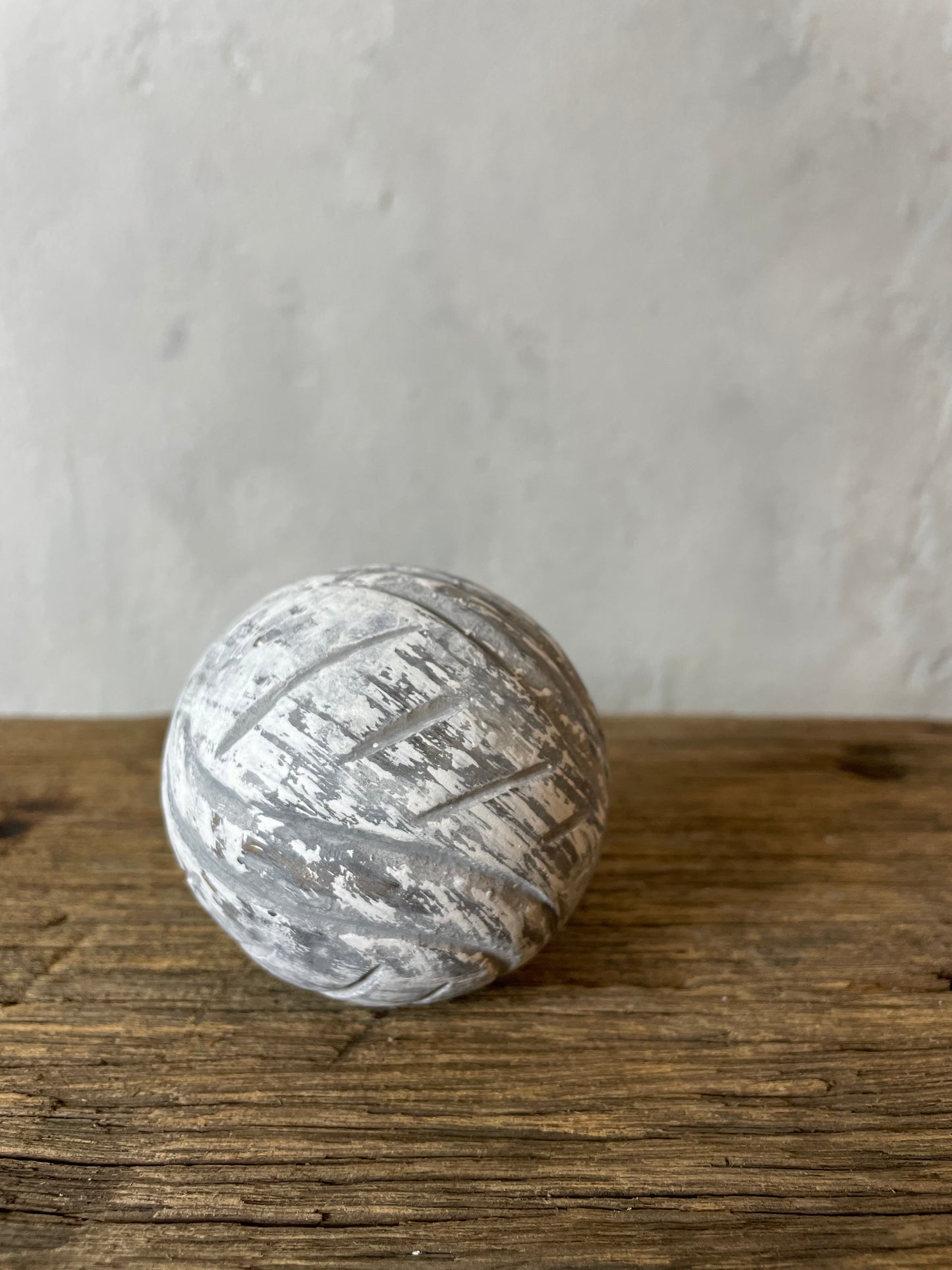 Decoratieve houten bal S