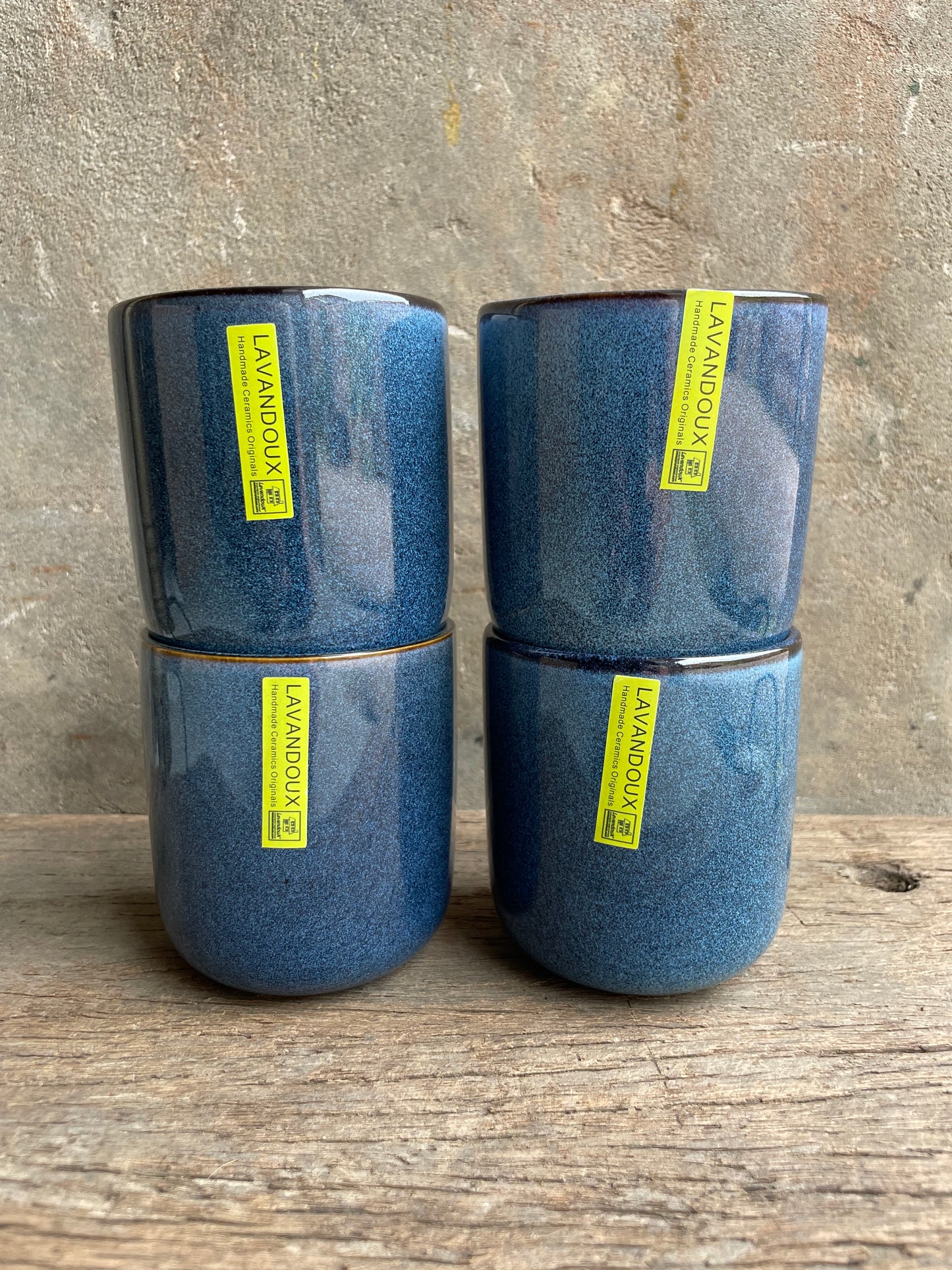 Blauwe mokken lavandoux