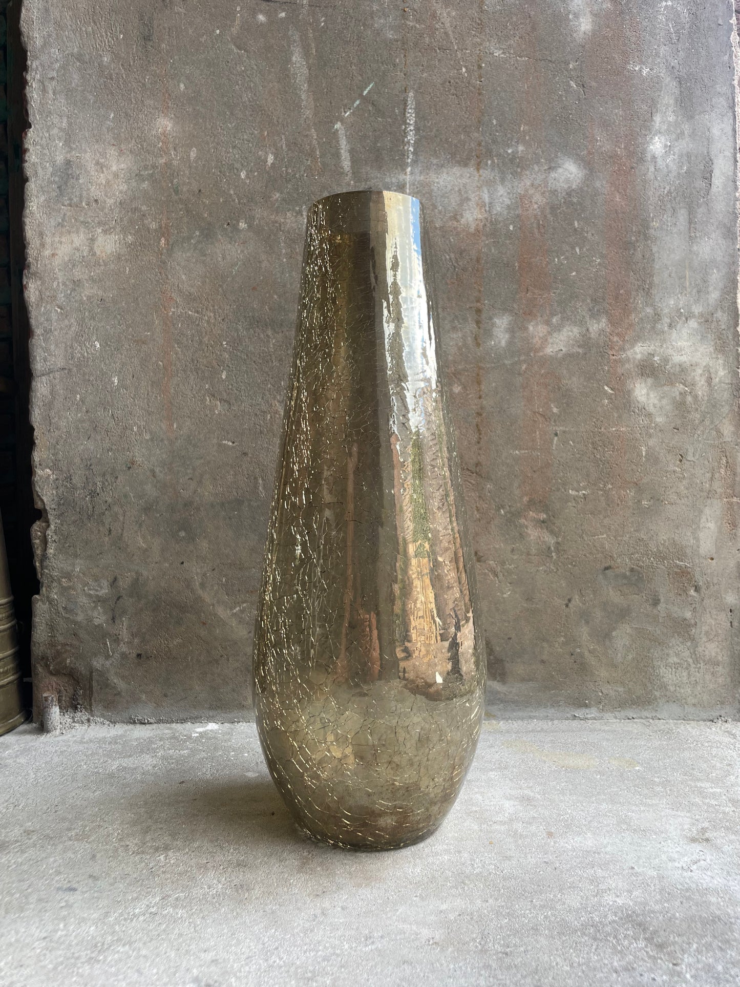 Vaas goud craquelé