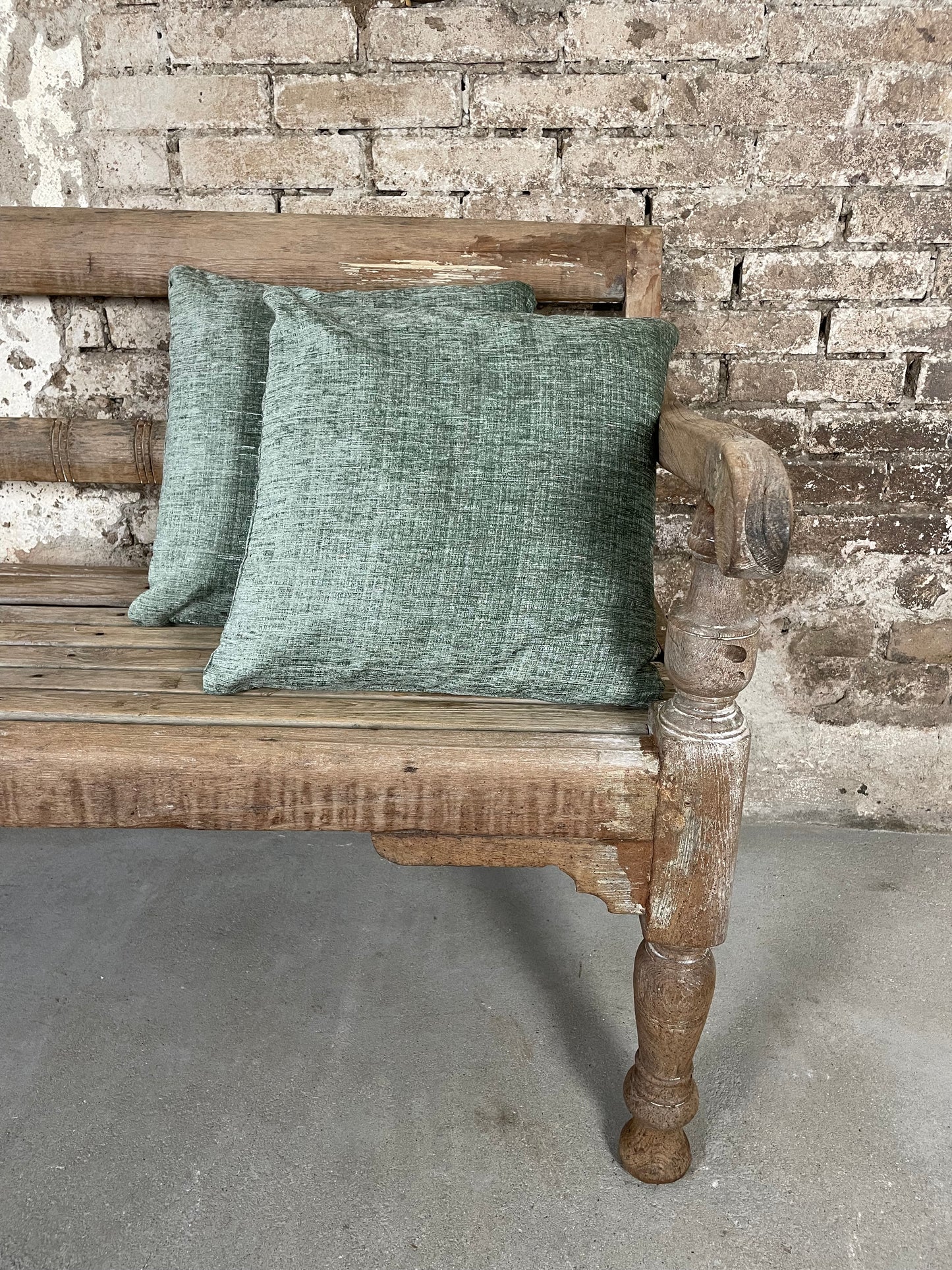 Kussen willow pillow ice green