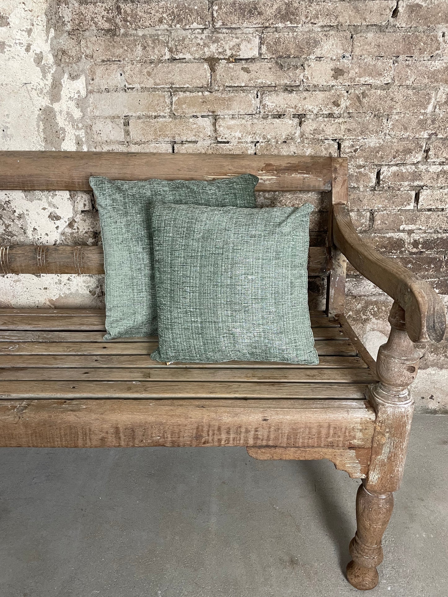 Kussen willow pillow ice green