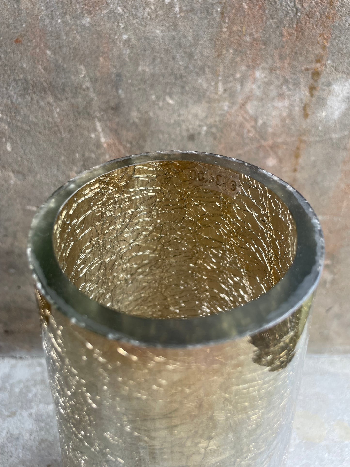 Vaas goud craquelé