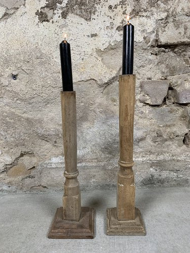 Rustieke kandelaren set