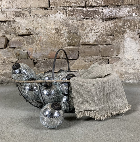 Zware glazen decoratieve ballen