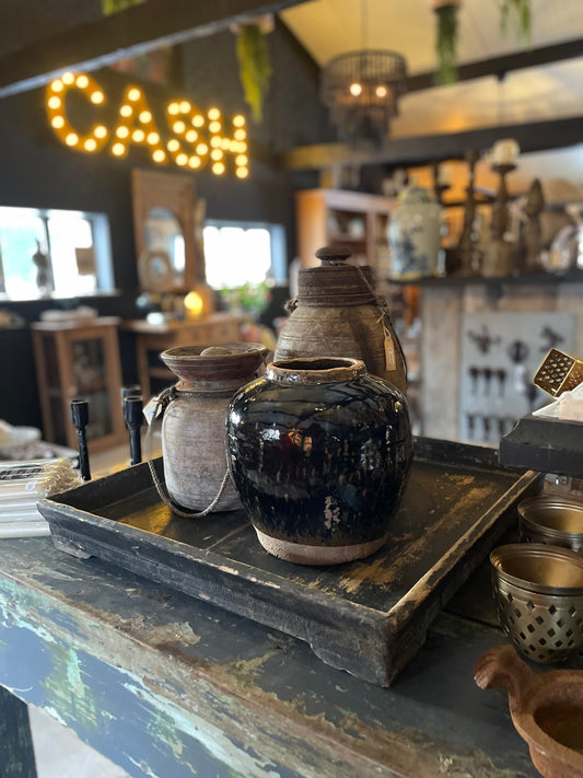 Authentiek houten dienblad uit China