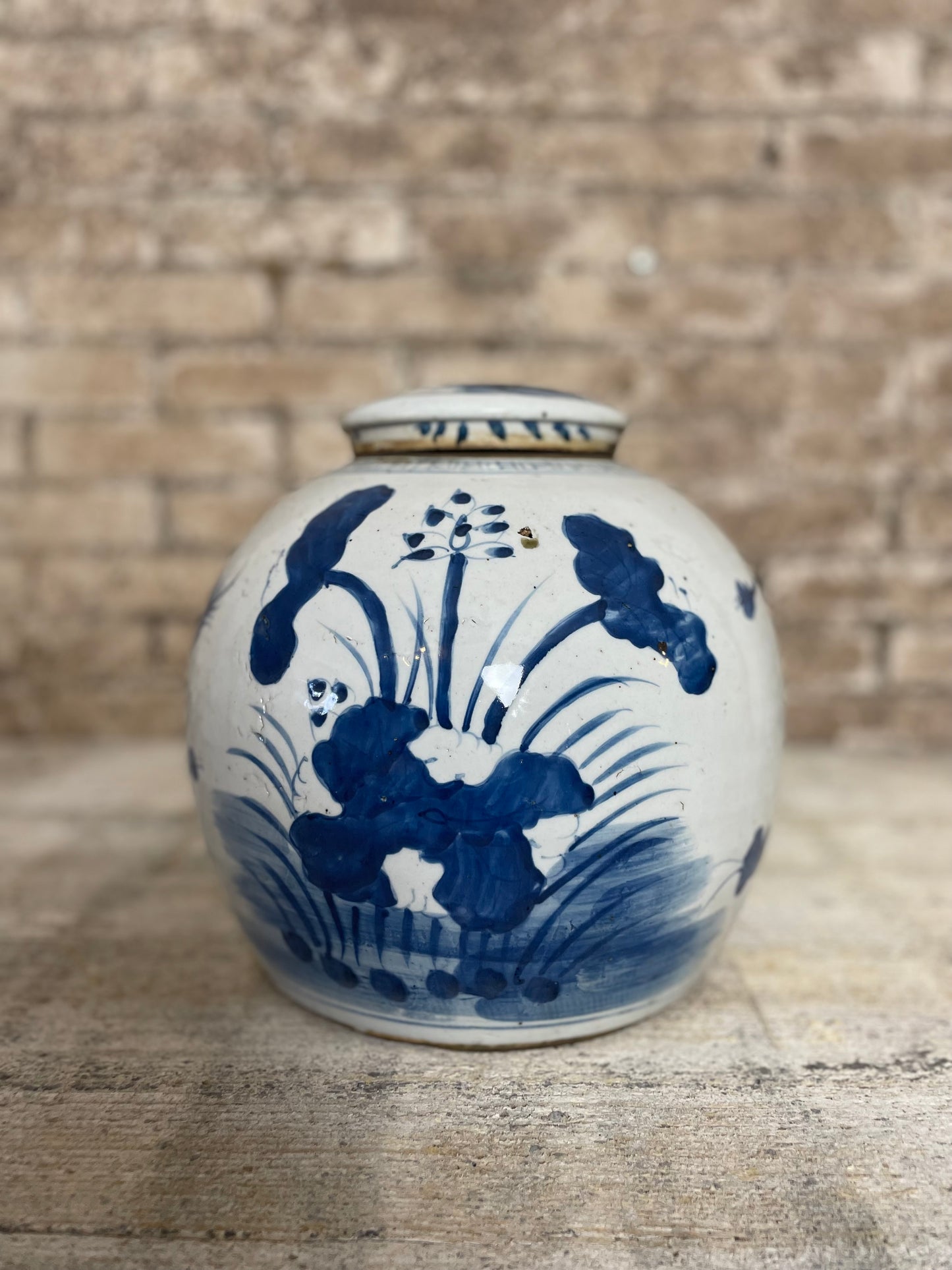 Chinese gemberpot old finish